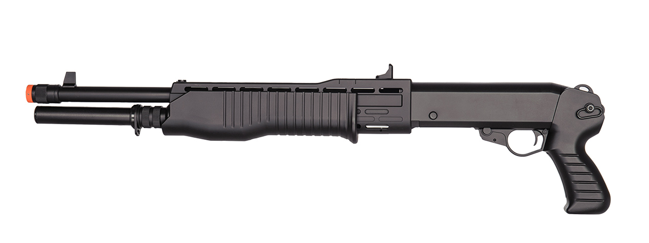 M63 DOUBLE EAGLE M63 TRI-SHOT SPAS 12 SHOTGUN (BK) - Click Image to Close