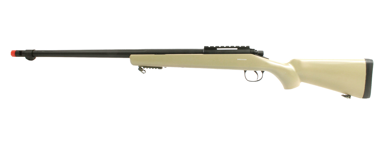 WELLFIRE VSR-10 BOLT ACTION AIRSOFT SPRING SNIPER RIFLE - TAN - Click Image to Close