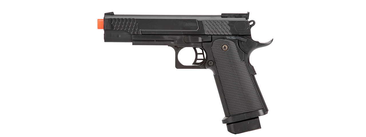 P2002BAG SPRING SCALED 1911 POLYMER PISTOL IN POLY BAG (BLACK) - Click Image to Close