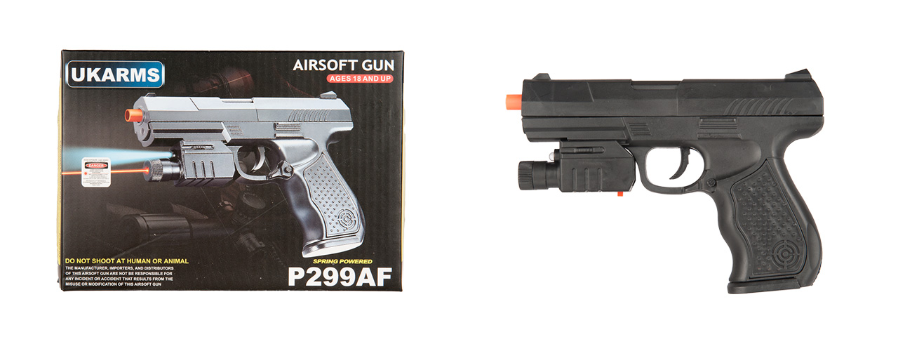 P299AF SPRING PISTOL (BK) - Click Image to Close