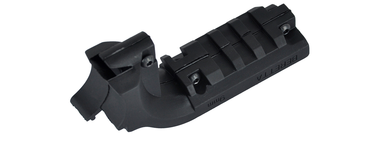 PA0204B BERETTA M9 20MM RAIL MOUNT (BLACK) - Click Image to Close