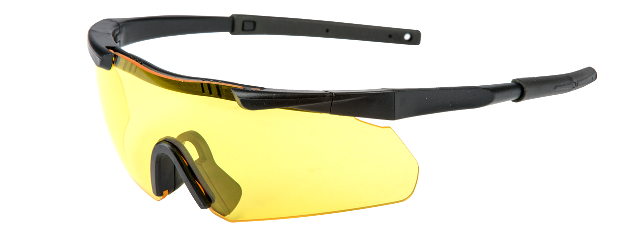 S01-YELLOW EARMOR TACTICAL HARDCORE SHOOTING GLASSES (YELLOW) - Click Image to Close
