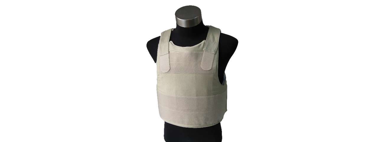 TMC T0059-W PECA CORDURA PERSONAL BODY ARMOR - WHITE - Click Image to Close