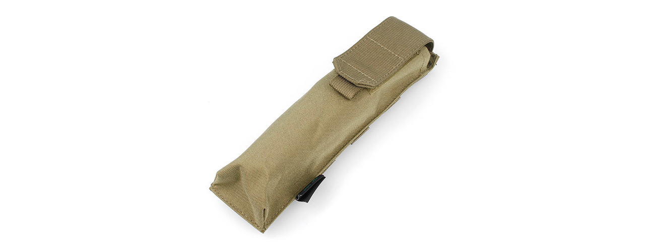 T0081-K MOLLE P90 SINGLE MAGAZINE POUCH (KHAKI) - Click Image to Close