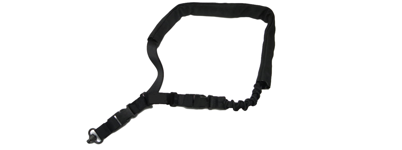 AMA HIGH DENSITY NYLON SINGLE POINT SLING - BLACK - Click Image to Close