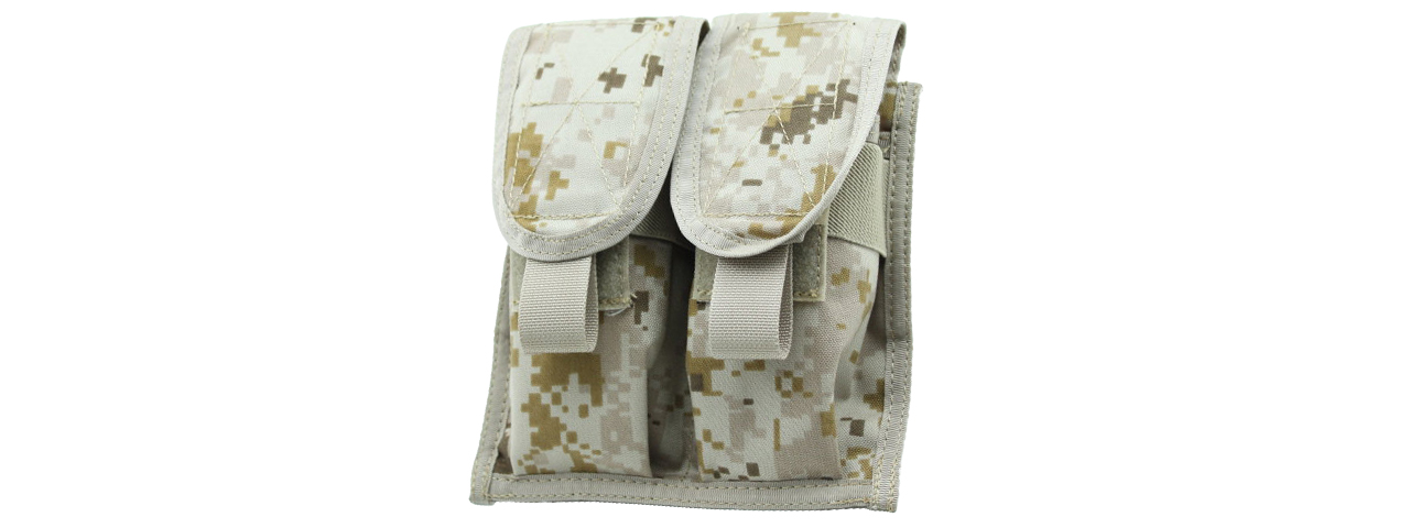 T0427-DD MOLLE MSA PARA M4 DOU POUCH (DESERT DIGITAL) - Click Image to Close