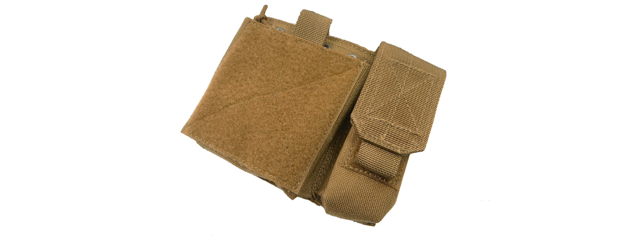 AMA SA ADMIN MOLLE POUCH W/ PARACORD LACING - KHAKI - Click Image to Close