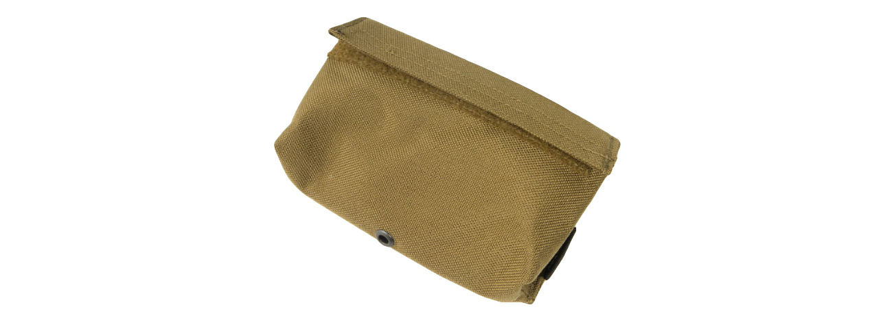 AMA AIRSOFT TACTICAL D8 MOLLE NYLON STORAGE POUCH - KHAKI - Click Image to Close