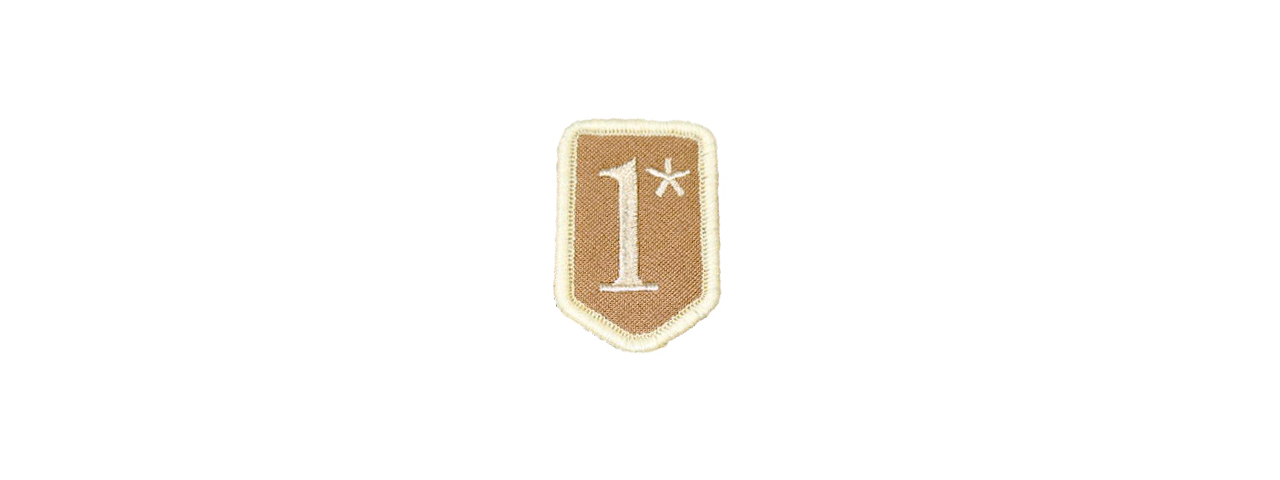 AMA AIRSOFT 1* HOOK AND LOOP PATCH - SAND - Click Image to Close