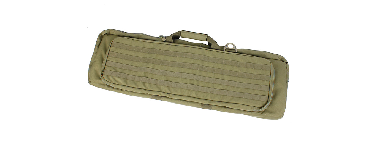 AMA AIRSOFT TACTICAL DOUBLE 38-INCH RIFLE CASE - KHAKI - Click Image to Close