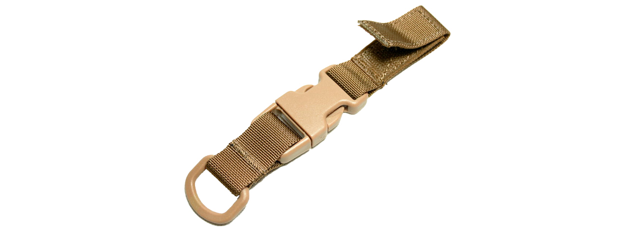 AMA AIRSOFT MOLLE SHACKLE LONG - KHAKI - Click Image to Close