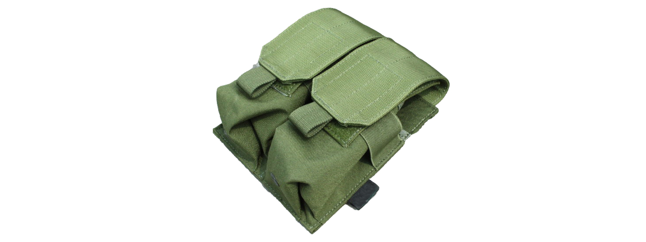 T0856-G EAG DUAL M4 POUCH (OD) - Click Image to Close