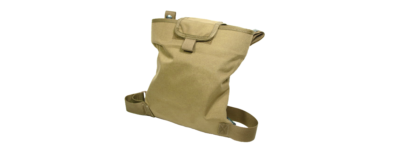 AMA MAGAZINE DROP POUCH W/ MODIFIED LEG STRAP - KHAKI - Click Image to Close