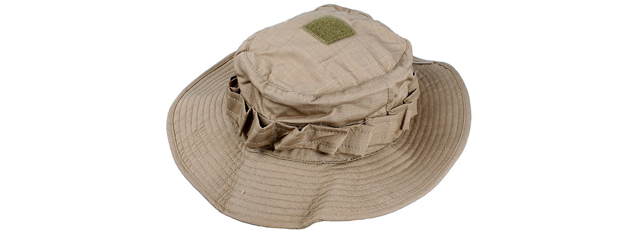 T0935-CB-M LIGHT WEIGHT BOONIE HAT (KHAKI), MD - Click Image to Close