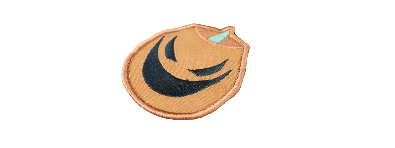 T1091-H HALLOWEEN VELCRO PATCH (ORANGE) - Click Image to Close