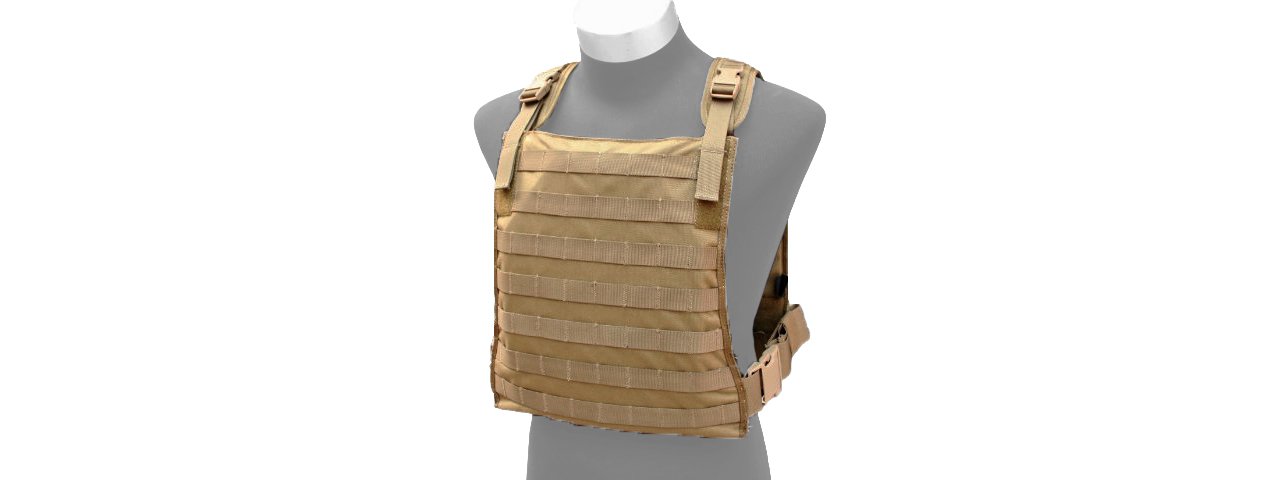 T1287-K MBSS STYLE TACTICAL VEST (KHAKI) - Click Image to Close