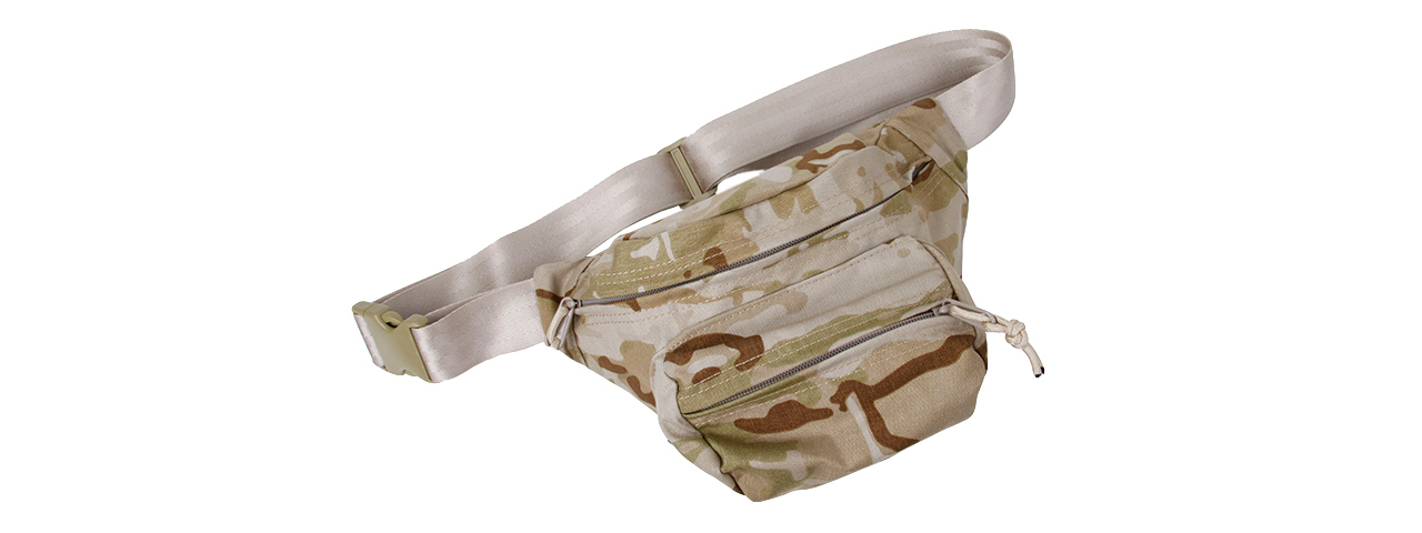 T1364-MA LOW PITCHED WAIST PACK (CAMO DESERT) - Click Image to Close