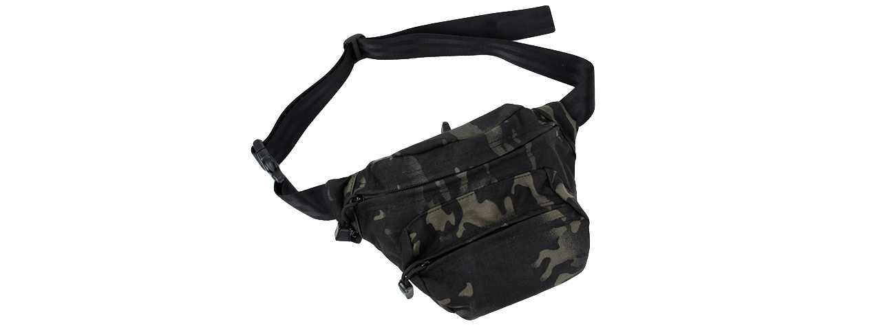 T1364-MB LOW PITCHED WAIST PACK (CAMO BK) - Click Image to Close