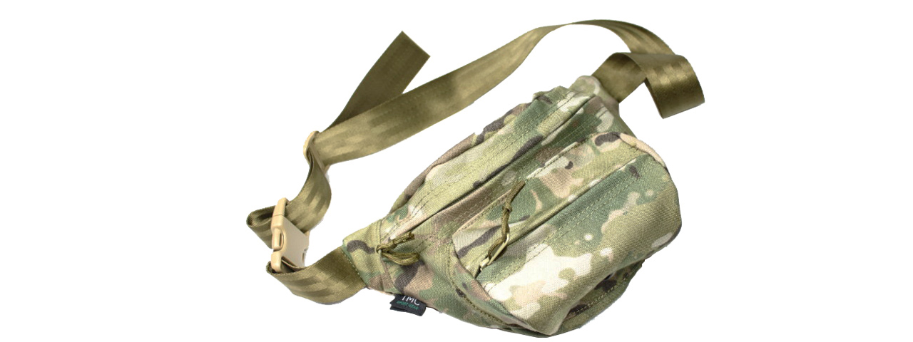 T1364-M CORDURA LOW PITCHED WAIST PACK (CAMO) - Click Image to Close