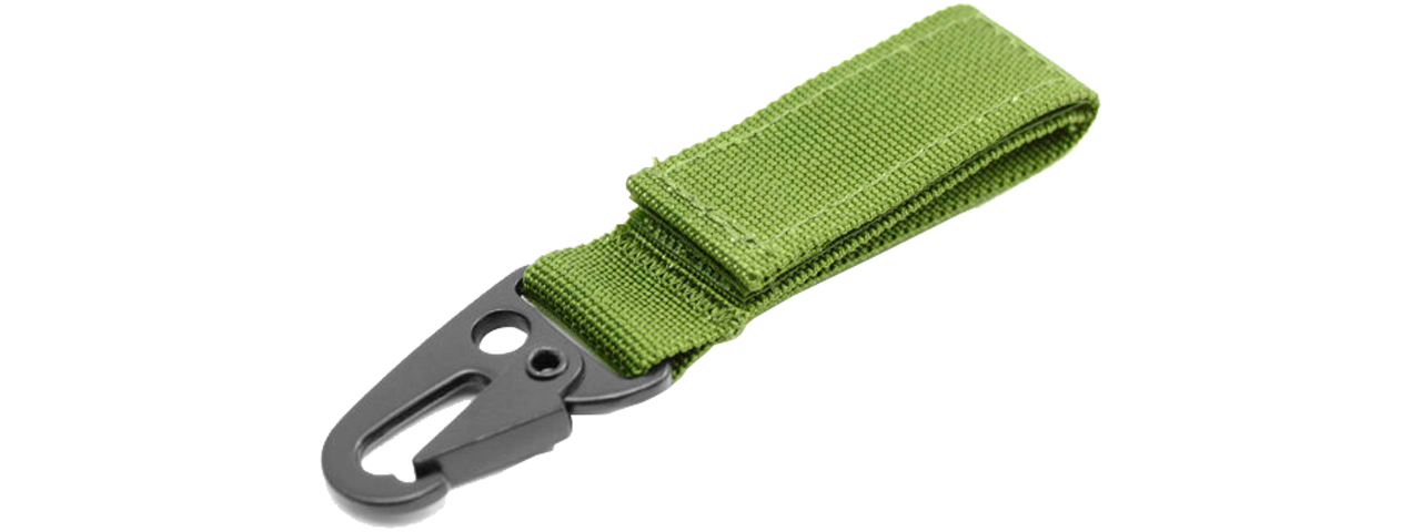AMA AIRSOFT HOOK AND LOOP SHACKLE - OD GREEN - Click Image to Close