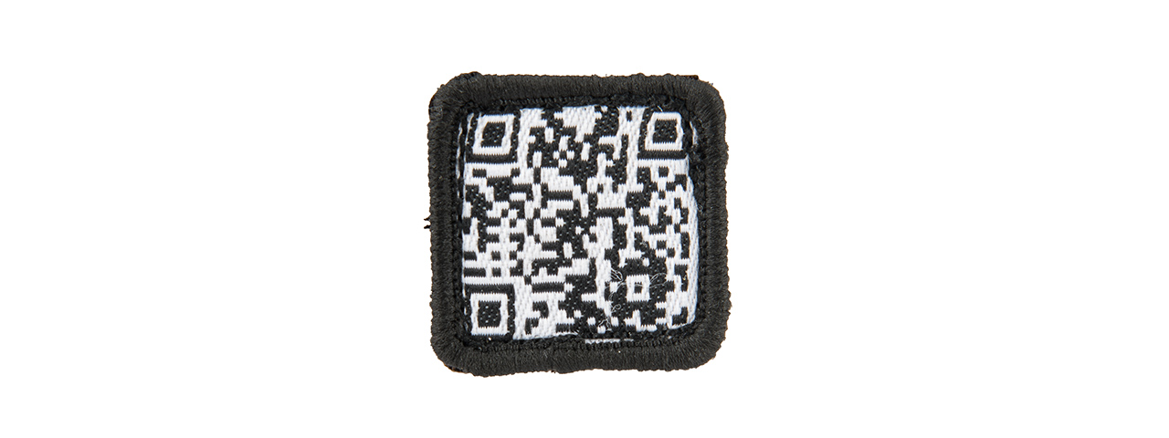 T1535-B QR CODE PATCH (BLACK) - Click Image to Close