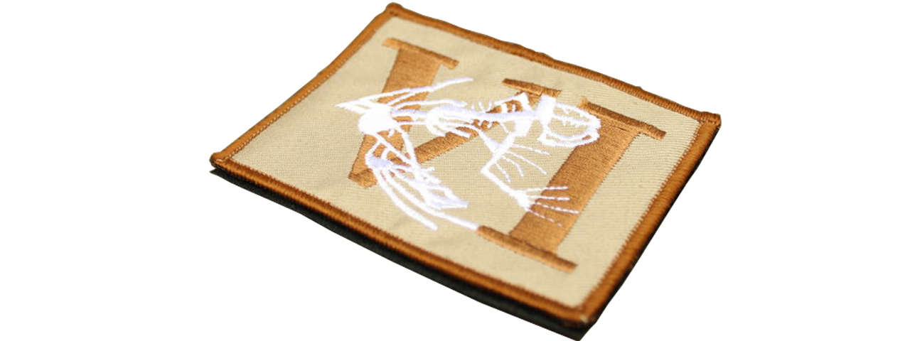 AMA AIRSOFT SEALSTEAM SIX FROG PATCH - COYOTE BROWN - Click Image to Close