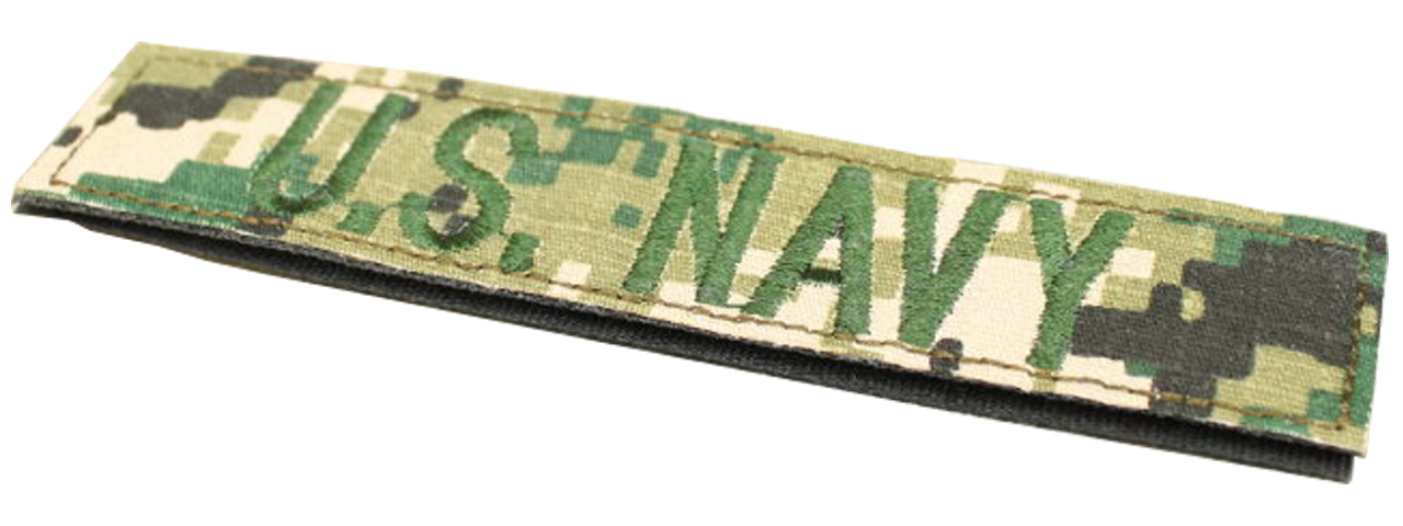 T1617-WD US NAVY VELCRO PATCH (WOODLAND DIGITAL) - Click Image to Close