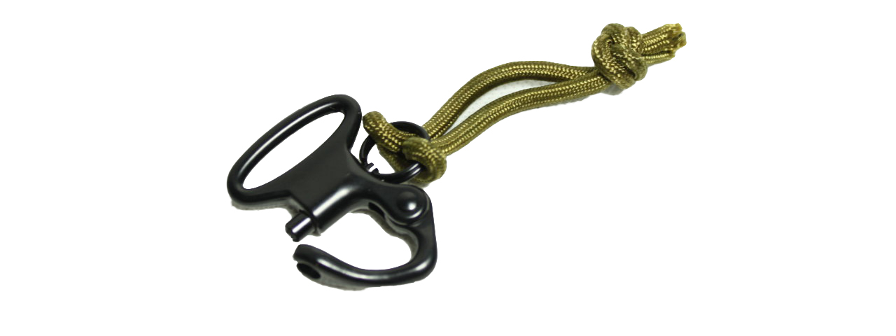 T1635-K 1" SNAP SHACKLE (KHAKI) - Click Image to Close