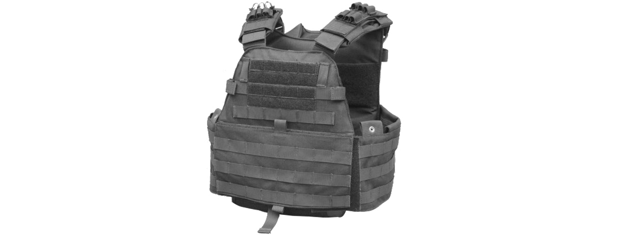 AMA EG Cordura Tactical Assault Tactical Vest (Black) - Click Image to Close