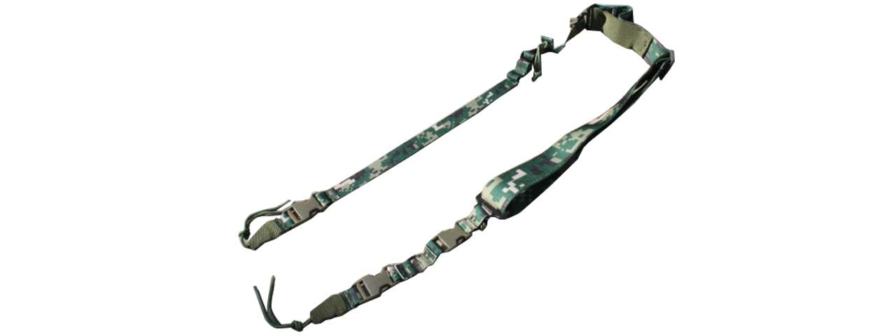 T1785-WD TWO POINT / ONE POINT HYBRID URBAN SLING (WOODLAND DIGITAL) - Click Image to Close