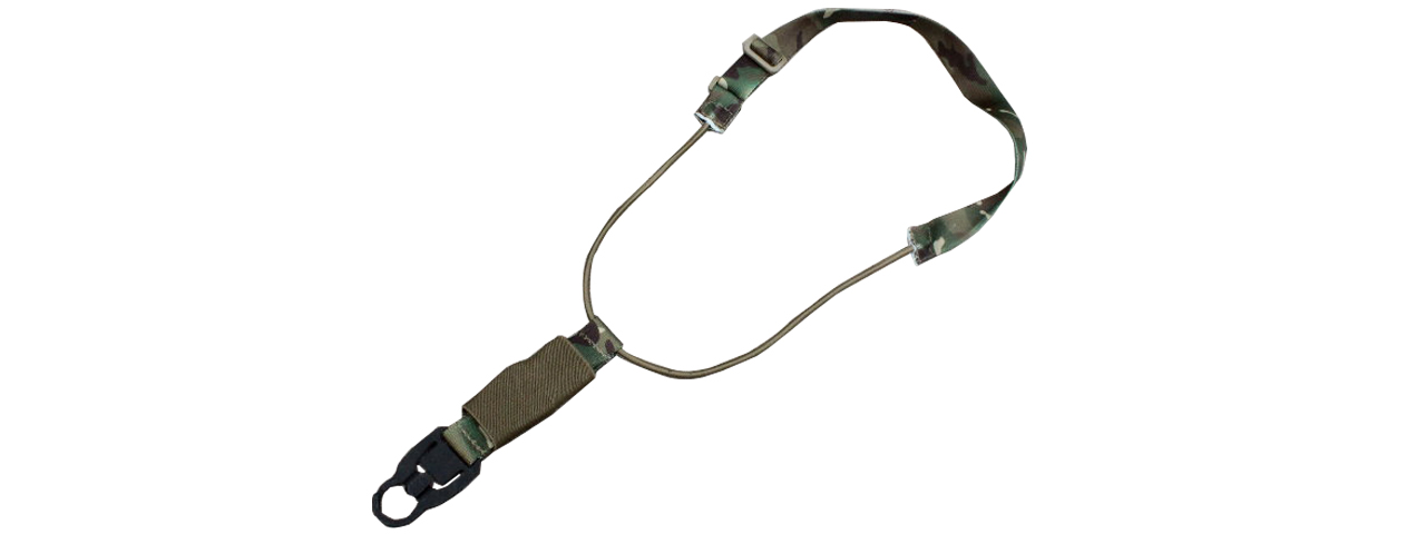 T1813-M TACTICAL STEEL GI STYLE MP7 ATTACHMENT SLING (CAMO) - Click Image to Close