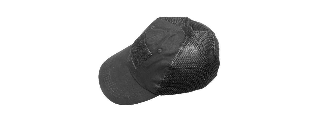 AMA ADJUSTABLE TACTICAL MESH TEAM CAP - BLACK - Click Image to Close