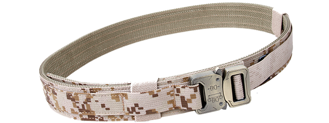 T1939-DD-M HARD 1.5 INCH SHOOTER BELT (DESERT DIGITAL), MED - Click Image to Close