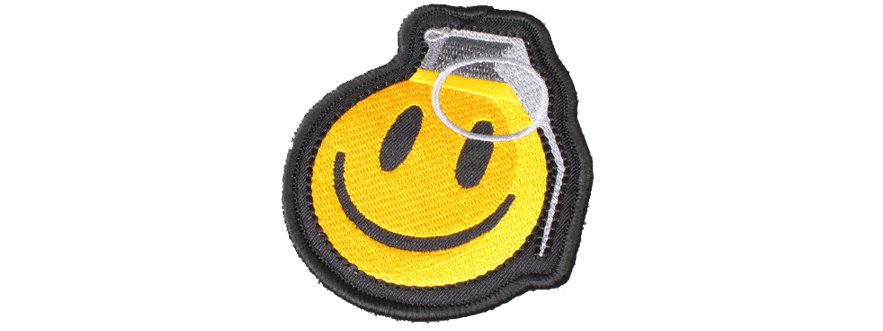 T1955 VELCRO GRENADETICON JOYFACE PATCH - Click Image to Close