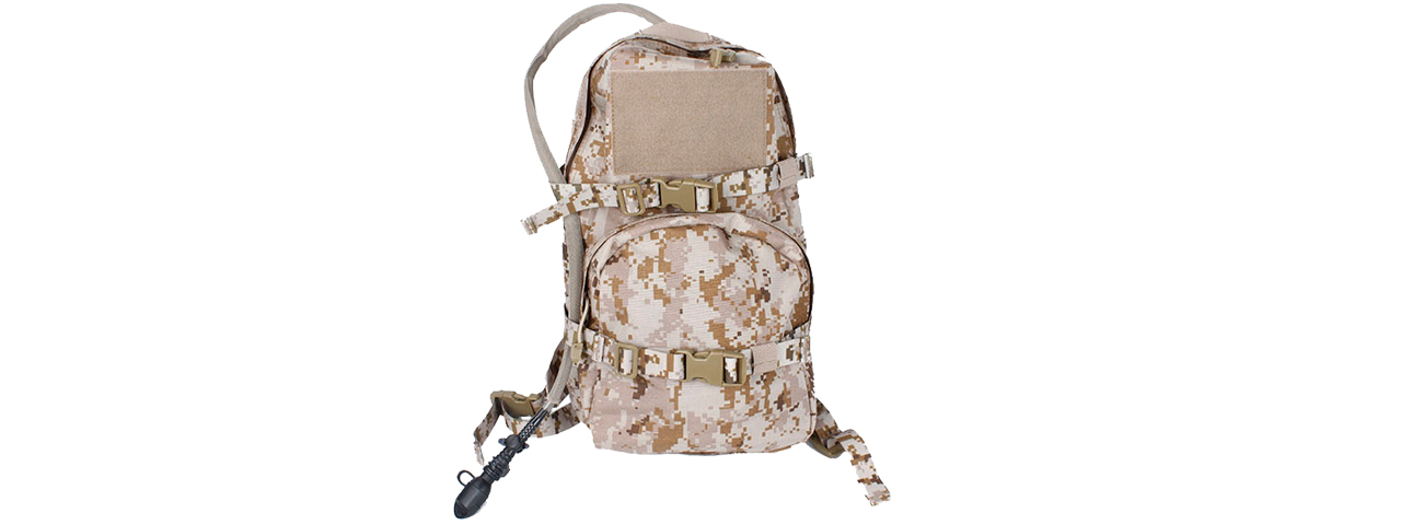 T2089-DD MODULAR ASSAULT PACK W/ 3L HYDRATION BAG (DESERT DIGITAL) - Click Image to Close