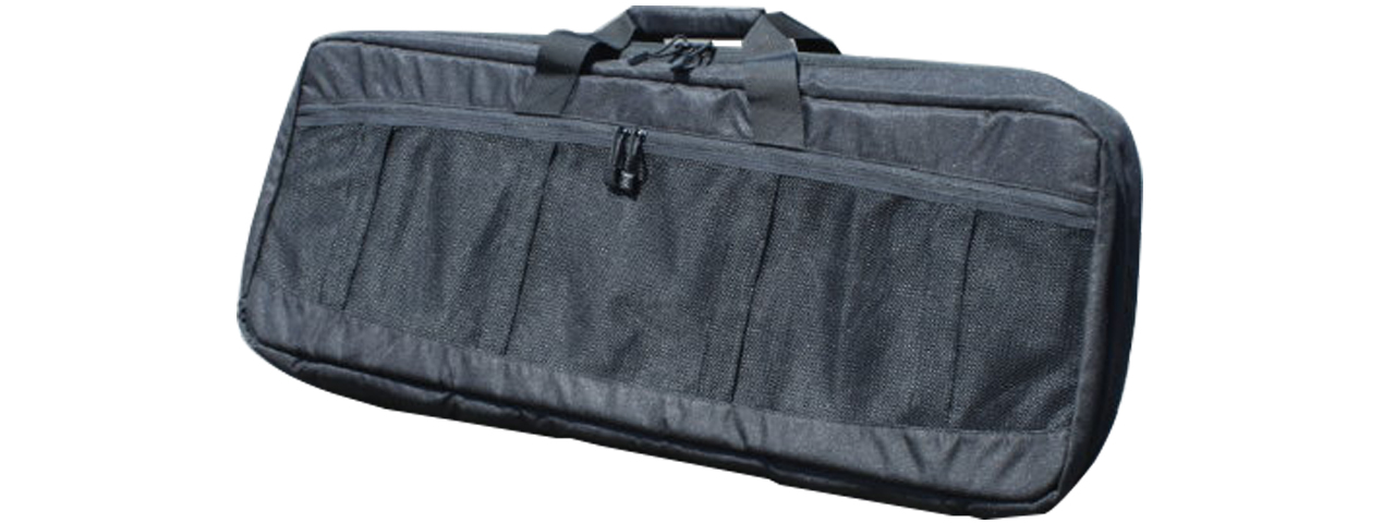 AMA COVERT 36-INCH CARBINE MESH CARRYING CASE W/ RUCK STRAPS - BLACK - Click Image to Close