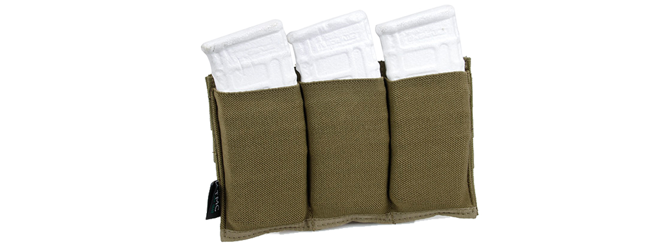 T2269-K TEN-SPEED TRIPLE MAG POUCH (KHAKI) - Click Image to Close