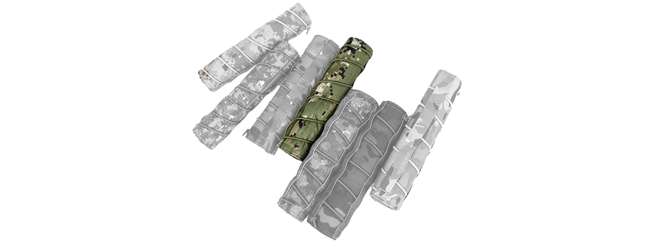 T2353-WD 22CM AIRSOFT SUPPRESSOR COVER (WOODLAND DIGITAL) - Click Image to Close