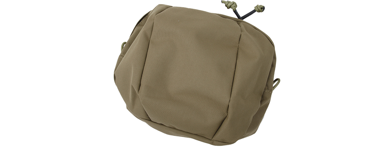 AMA CORDURA BILLOWED UTILITY POUCH W/ MOLLE WEBBING - COYOTE BROWN - Click Image to Close