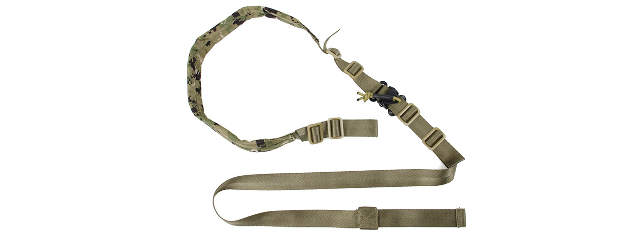 AMA AIRSOFT DEVGRU PARACORD NYLON SLING - WOOD DIGITAL - Click Image to Close