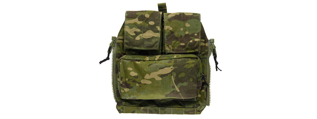 T2509MT ZIPPER BACK PANEL POUCH PACK (CAMO TROPIC) - Click Image to Close