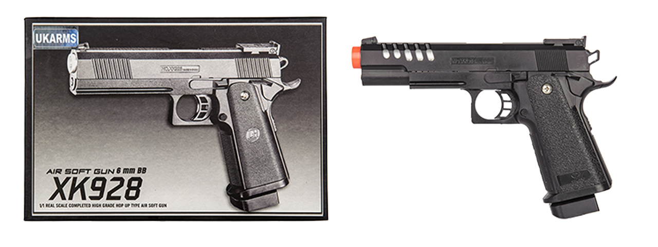 UKARMS XK928 SPRING PISTOL (BK) - Click Image to Close