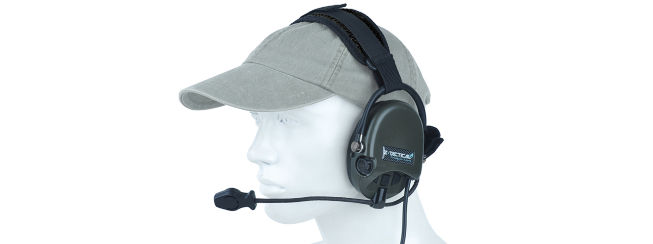 Z-TACTICAL TCI LIBERATOR II NECKBAND HEADSET - FOLIAGE GREEN - Click Image to Close