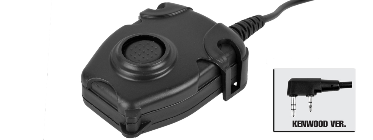 ZPELTOR PTT MILITARY STANDARD VERSION (KENWOOD VERSION) - BLACK - Click Image to Close