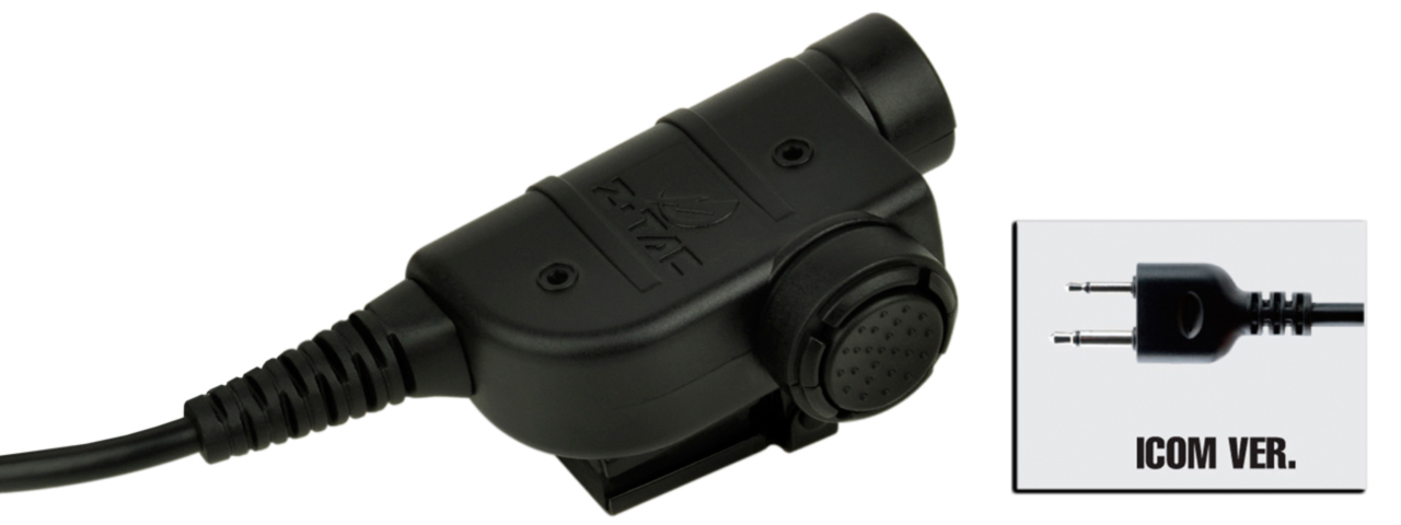 Z-TACTICAL ZSILYNX RELEASES CHEST PTT ICOM VERSION - BLACK - Click Image to Close