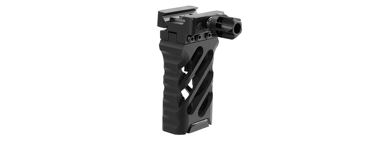 5KU-107-45 3.25-INCH ULTRA LIGHWEIGHT CROSS HATCH DESIGN QD VERTICAL GRIP - Click Image to Close