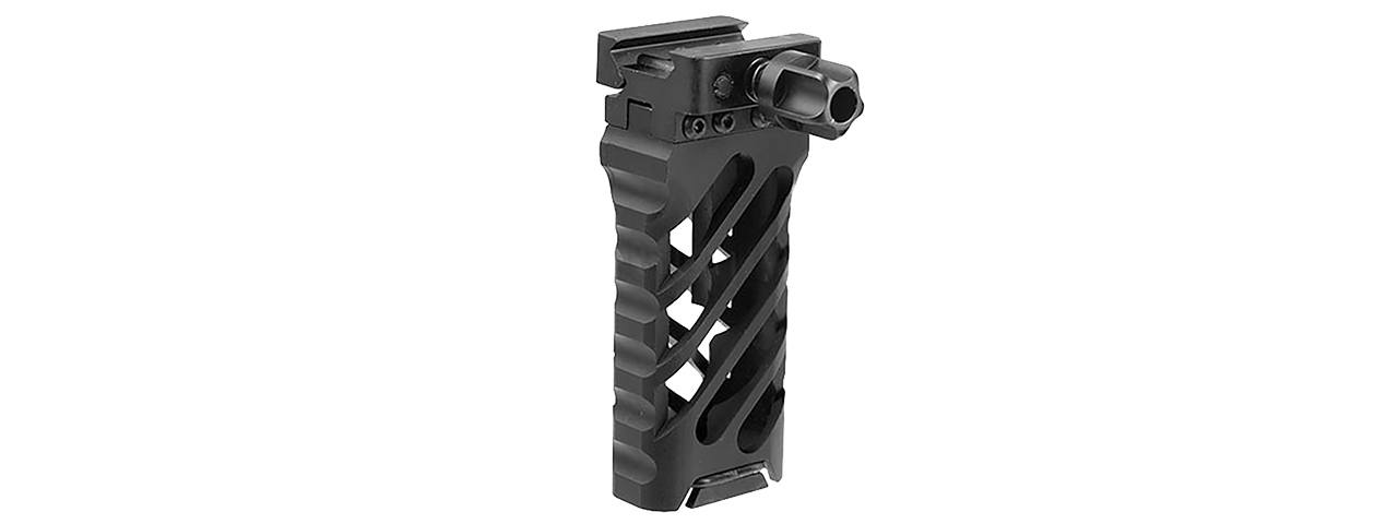 5KU-111-45 4-INCH ULTRA LIGHWEIGHT CROSS HATCH DESIGN QD VERTICAL GRIP - Click Image to Close