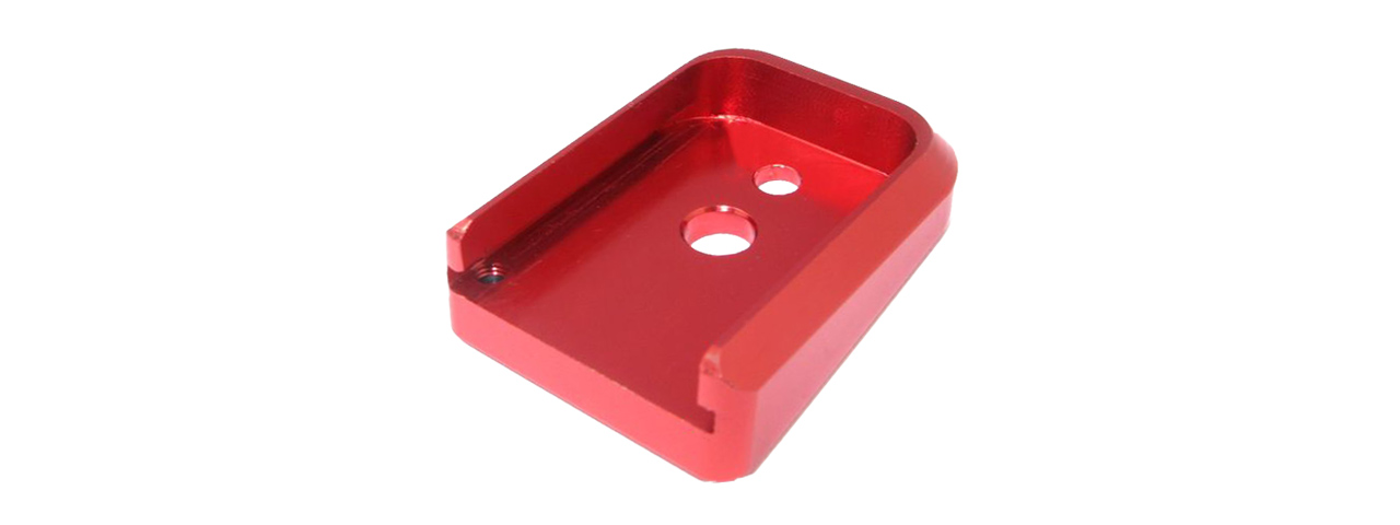 5KU-GB265-R MAG BASE COVER FOR HI-CAPA MAGAZINES (TYPE 6/RED) - Click Image to Close