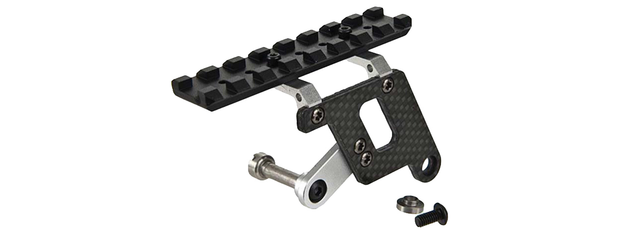 5KU-GB281-S HI-CAPA METAL 20MM PICATINNY RAIL MOUNT (SILVER) - Click Image to Close