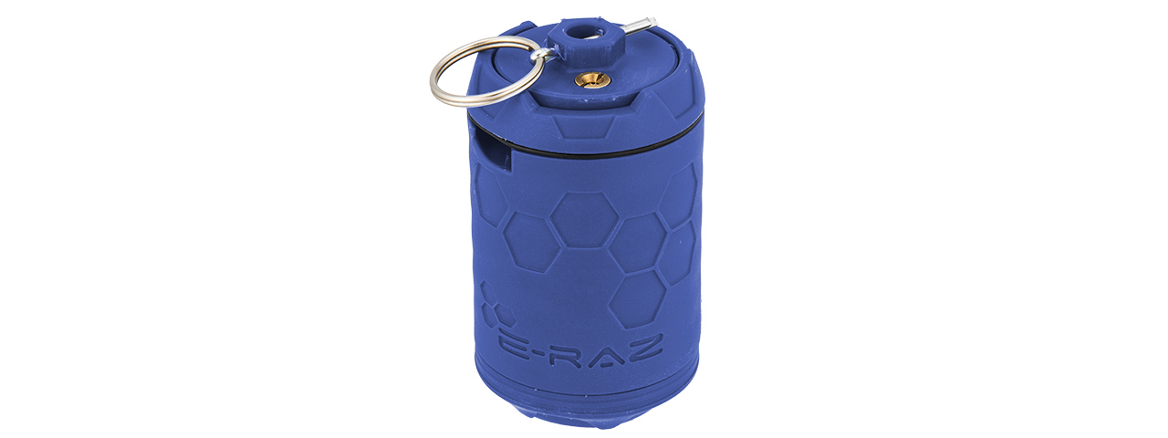 Z-Parts ERAZ Rotative 100 BBs Green Gas Airsoft Grenade (Color: Blue) - Click Image to Close